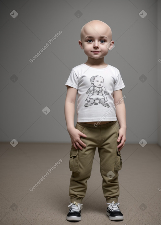 Ukrainian infant girl with  blonde hair