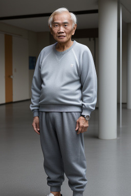 Singaporean elderly male with  blonde hair