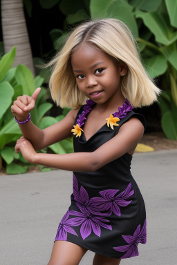 Child female with  blonde hair