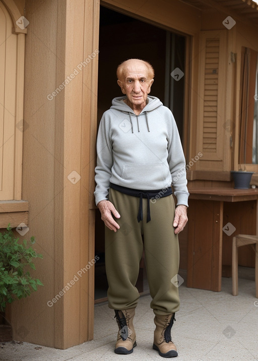 Lebanese elderly male with  ginger hair