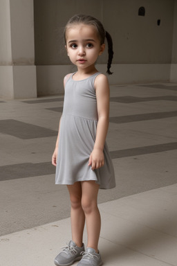 Algerian infant girl with  gray hair