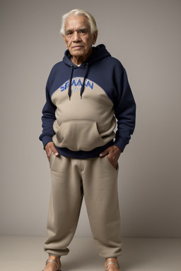 Honduran elderly male with  blonde hair