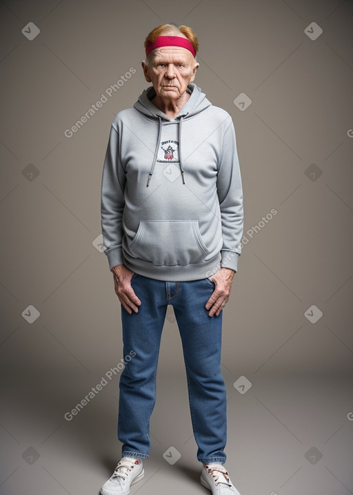 Belarusian elderly male with  ginger hair