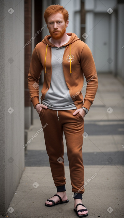 Colombian adult male with  ginger hair