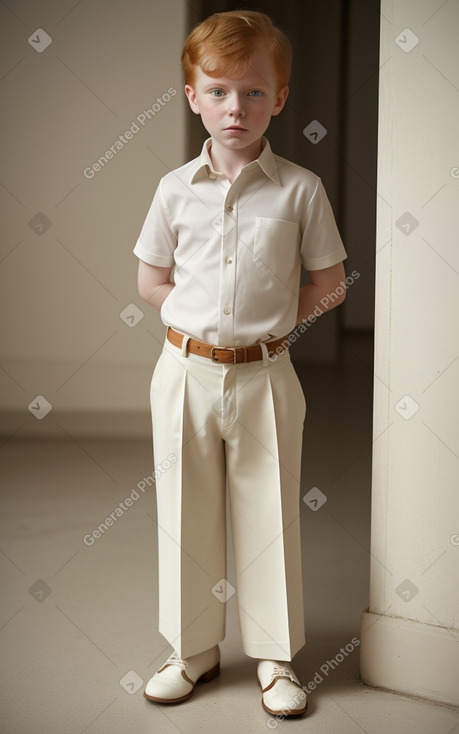 Child boy with  ginger hair