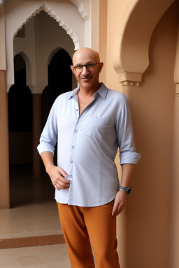 Moroccan middle-aged male with  ginger hair