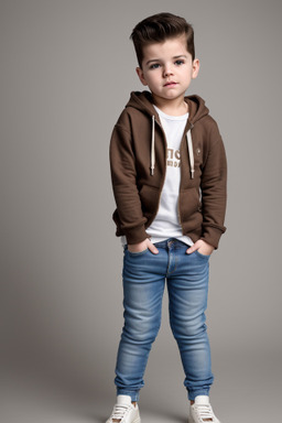 Greek infant boy with  brown hair