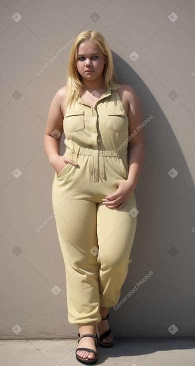 South african young adult female with  blonde hair