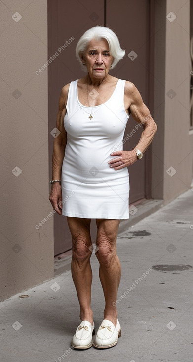 Cuban elderly female with  white hair