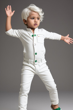 Bangladeshi infant boy with  white hair