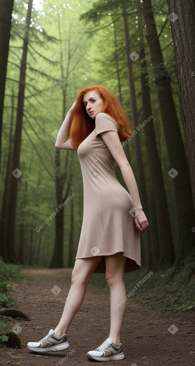 Armenian 45 years female with  ginger hair