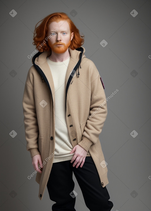 Panamanian adult non-binary with  ginger hair