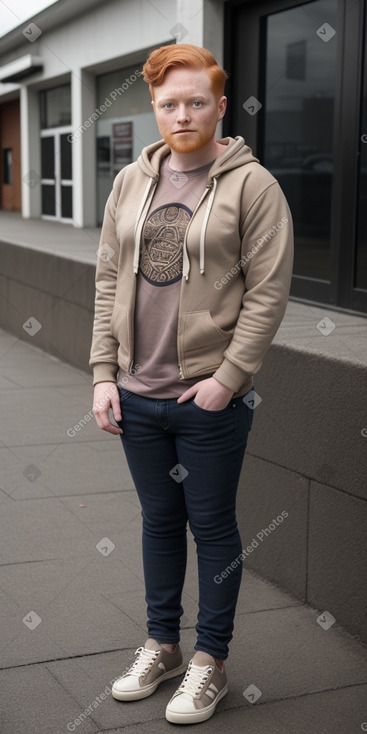 Guatemalan adult non-binary with  ginger hair