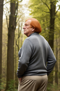 Ecuadorian elderly male with  ginger hair