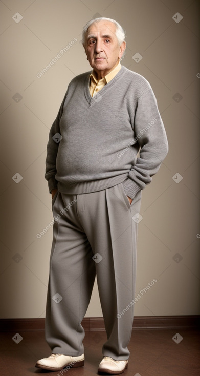 Armenian elderly male with  gray hair