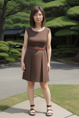 Japanese 45 years female with  brown hair