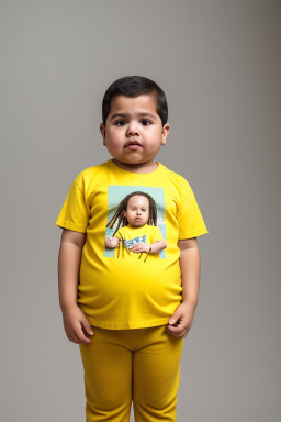 Venezuelan infant boy with  brown hair