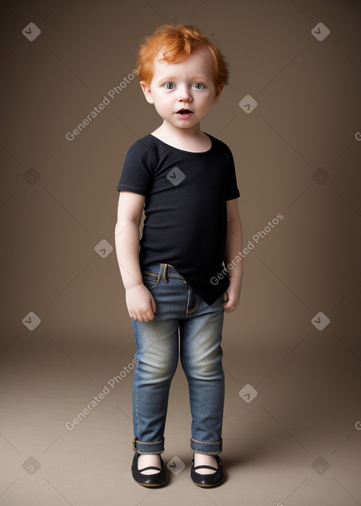 Tanzanian infant boy with  ginger hair