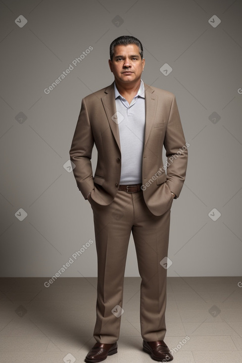 Honduran middle-aged male with  brown hair