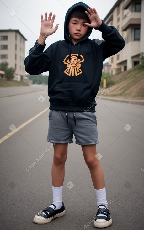 Mongolian teenager boy 