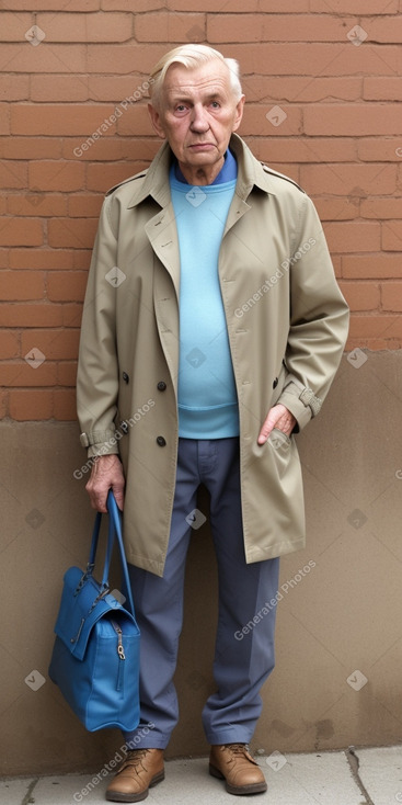 Slovak elderly male with  blonde hair