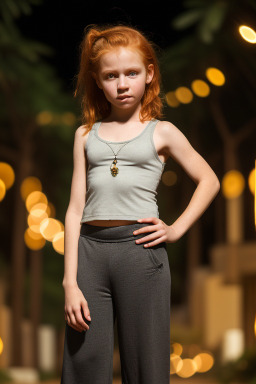 South african child female with  ginger hair