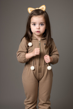 Greek infant girl with  brown hair