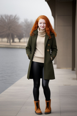 Emirati young adult female with  ginger hair