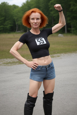 Estonian 45 years female with  ginger hair