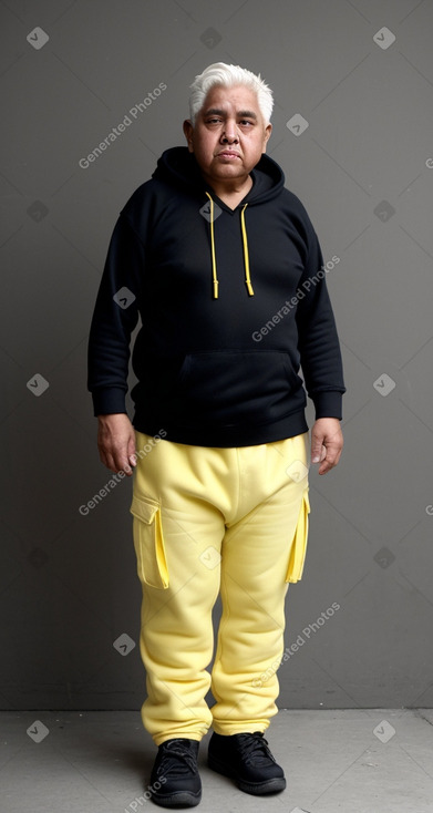 Guatemalan elderly male with  white hair