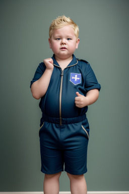 Czech child boy with  blonde hair