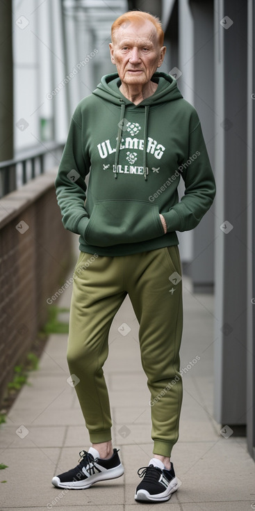 Polish elderly male with  ginger hair