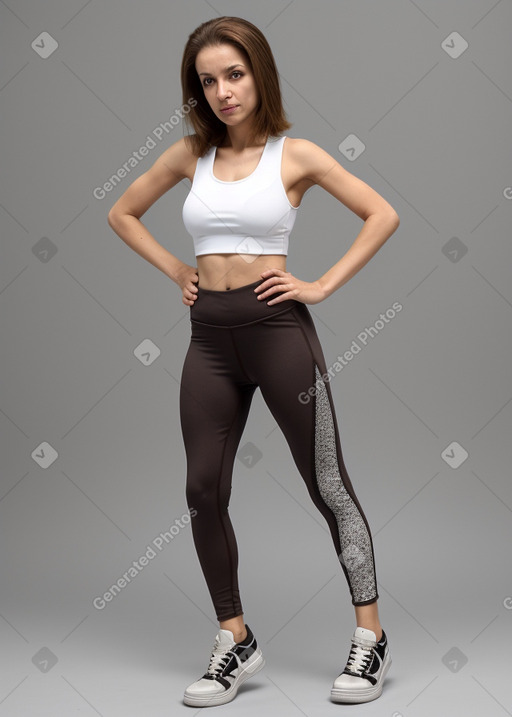 Algerian 45 years female with  brown hair