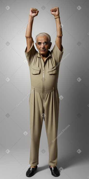 Egyptian elderly male with  blonde hair