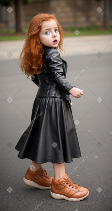 Turkish infant girl with  ginger hair