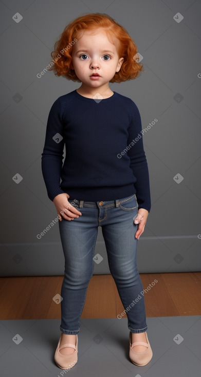 Dominican infant girl with  ginger hair