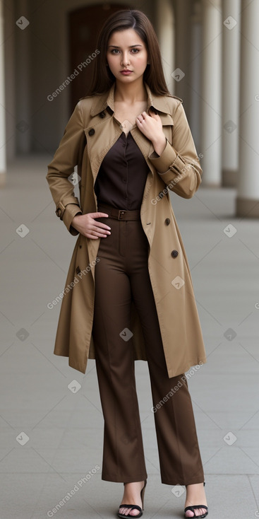 Uzbek adult female with  brown hair