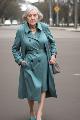 Caucasian elderly female with  gray hair