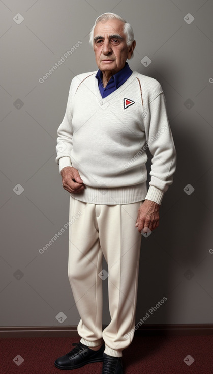 Armenian elderly male with  white hair