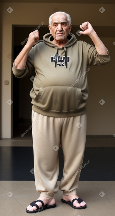 Iraqi elderly male with  ginger hair