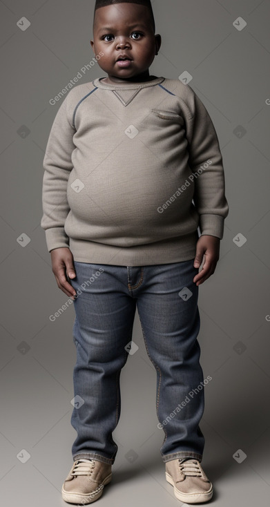 Togolese infant boy with  gray hair