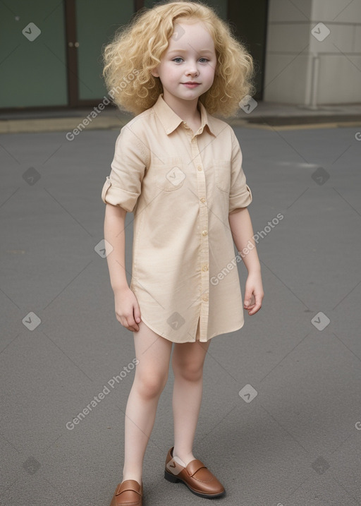 Child female with  blonde hair