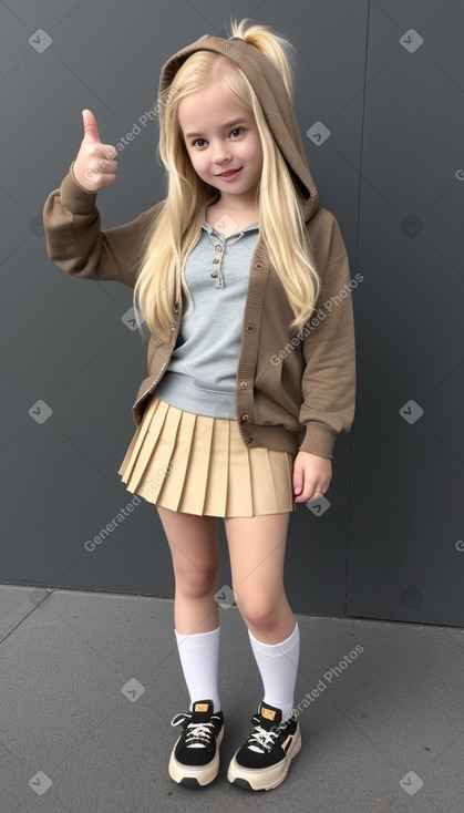 Infant girl with  blonde hair