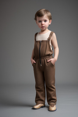 Slovenian infant boy with  brown hair