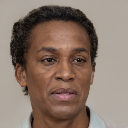Neutral latino adult male with short  brown hair and brown eyes