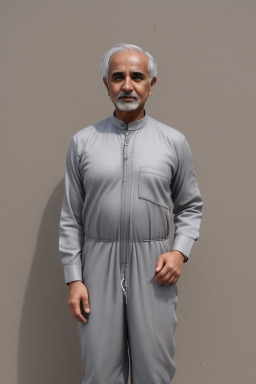 Omani adult male with  gray hair