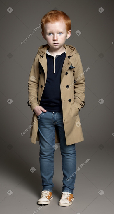 Kenyan infant boy with  ginger hair