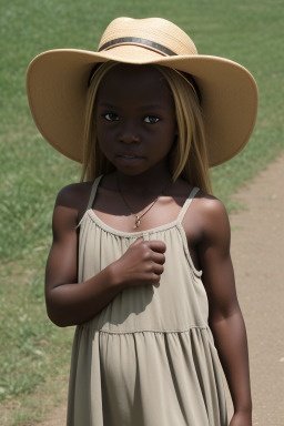 Child female with  blonde hair