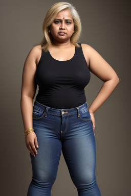 Bangladeshi 45 years female with  blonde hair