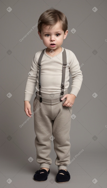 Argentine infant boy with  gray hair